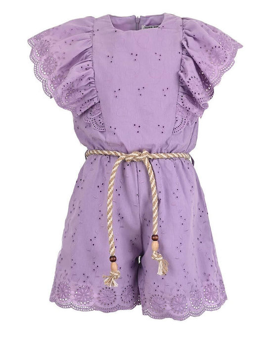 Evita Kids' Fabric Jumpsuit Shorts/Bermudas Lilac