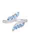 Bamoer Ring with Zircon made of Silver