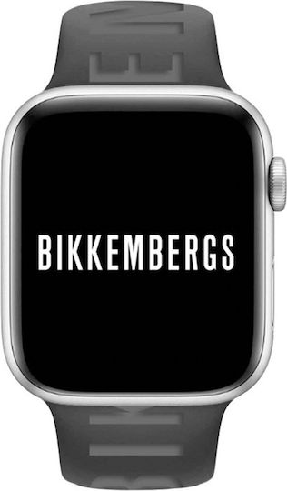 Bikkembergs BK08 Medium Aluminium Smartwatch με Παλμογράφο (Μαύρο)