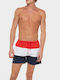 Ellesse Cielo Men's Swimwear Shorts Red. Striped