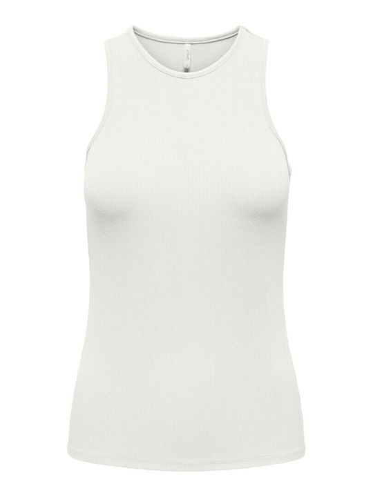 Only Women's Summer Blouse Sleeveless White