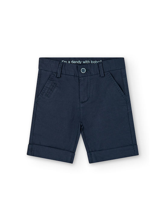 Boboli Kinder Shorts/Bermudas Stoff Marineblau