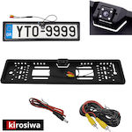 Kirosiwa Car Reverse Camera with License Plate Frame and Night Vision Universal