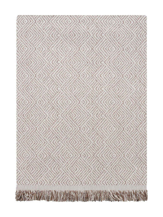 Madi Wellen Ριχτάρι Πολυθρόνας 170x180εκ. Beige