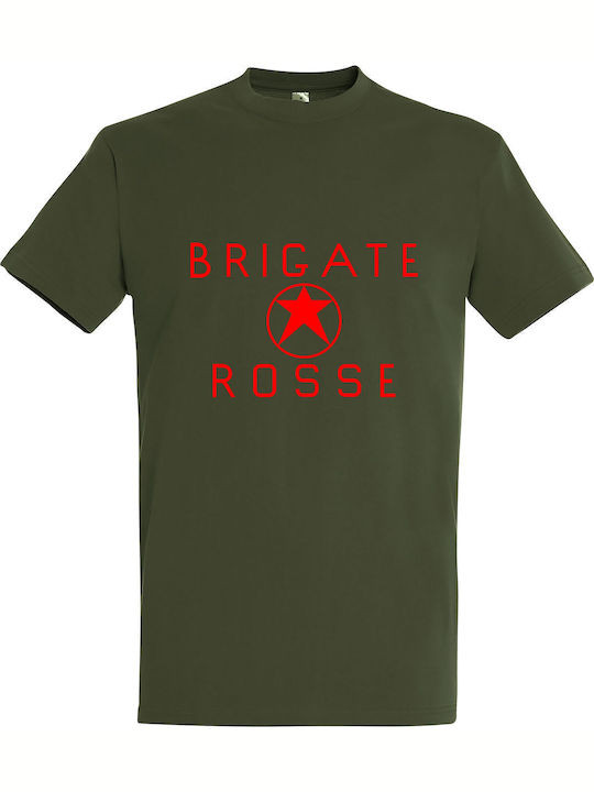 T-shirt Unisex " Brigate Rosse Ερυθρές Ταξιαρχίες " Army