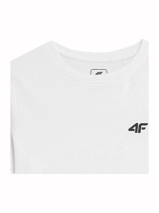 4F Детска тениска Бял