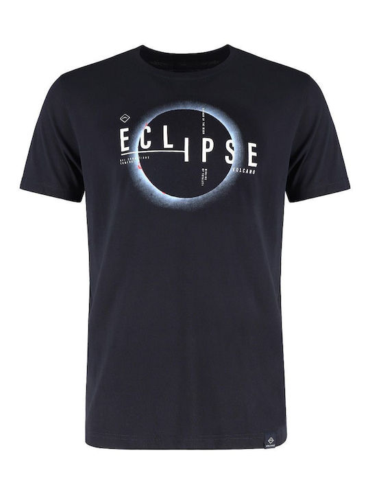 Volcano T-ECLIPSE Klassisches Kurzarm-T-Shirt - Navy