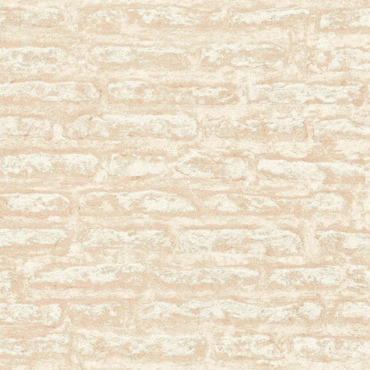 Wall Wallpaper Attractive 2 Vinyl Beige 1005x53cm Washable