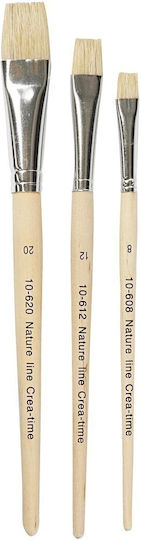 Creativ Company Set Pensule de Pictură No12 / No20 / No8 3buc 100263