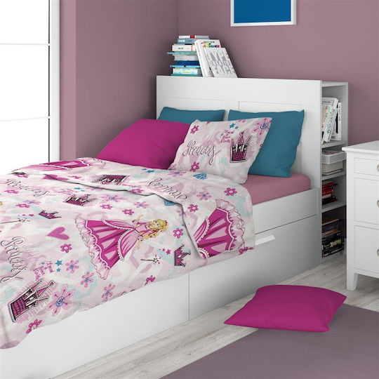 Dimcol Сет Полудвойно Princess 390 Розов 160x240см