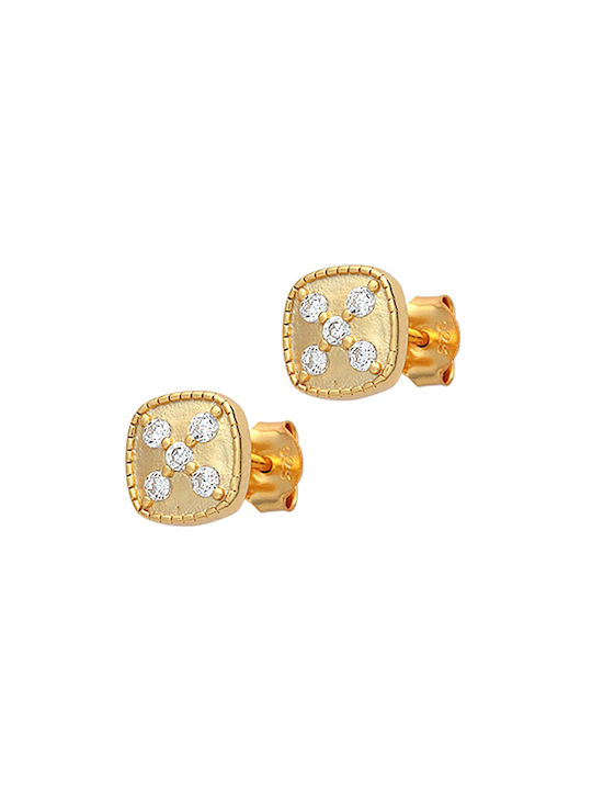 Women's Silver Earrings SEASON 17375-2 Gold