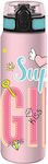 Must Ανοξείδωτο Παγούρι Super Girl 584892 σε Ροζ χρώμα 600ml