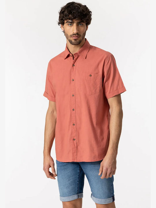 Tiffosi Short-sleeved Shirt brick red