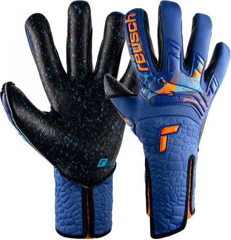 Reusch Attrakt Fusion Strapless Adaptiveflex Mănuși portar Adulți Albastru