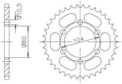 Glazing Back 478 40 Teeth ESJOT103403