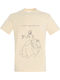 T-shirt Unisex " Cinderella Streatwear " Cream