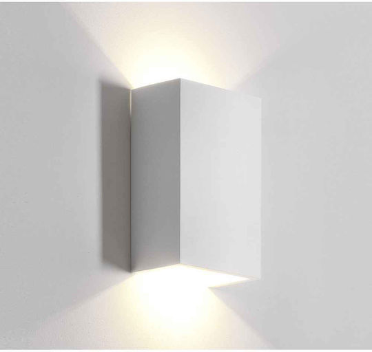 Adeleq Leuchte Wand Weiß 16x16x16cm