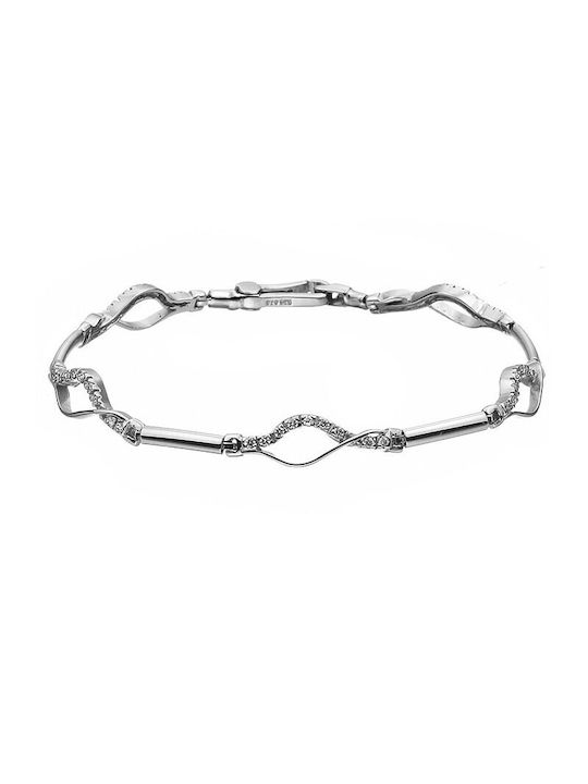 White gold bracelet BRXR30 14 carat