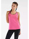 Freddy Women's Athletic Blouse Sleeveless Fuchsia