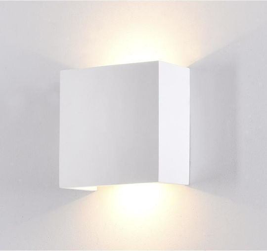 Adeleq Leuchte Wand Weiß 15x15x70cm Adeleq Leuchte Wand Weiß 15x15x70cm