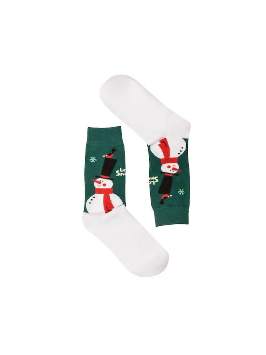 Cotton Socks with Christmas Designs Multicoloured