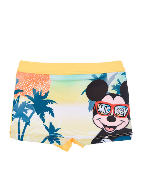 Μαγιό boxer "Mickey Mouse" ώχρα (Ωχρα)