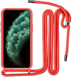 SILICON COVER WITH CORDON RED Iphone 12 PRO MAX