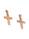 Cross in pink gold ST27918F 14 Carat gold