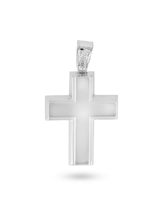 VITOPOULOS Cross White Gold K14