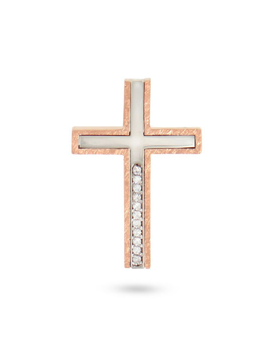 VITOPOULOS Cross Yellow-White Gold 14K