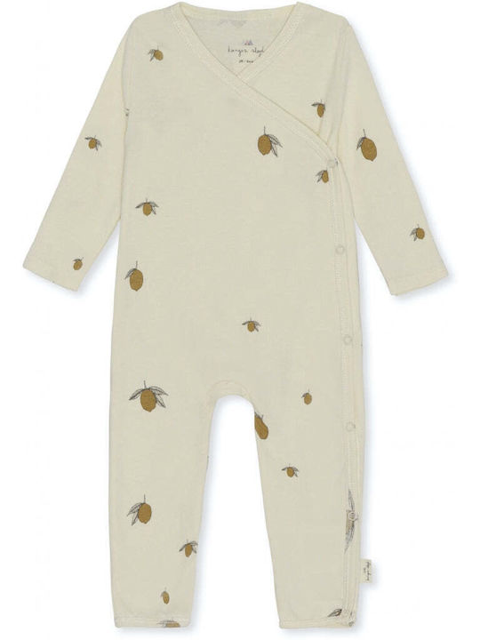 Organic cotton baby onesie 9M-3Y Lemon Konges Slojd