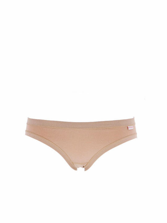 Damen Minislip Cotonella - Regular - Ökologische Baumwolle - Beige