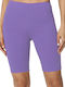 Cycling leggings opaque cotton wool Greek-LILA