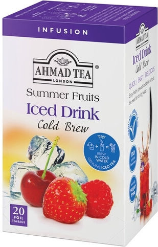 Ahmad Tea Ceai Cold Brew 20 Pungi 40gr 1buc cu Aromă Fructe de vară
