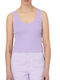 Mapleton Women's Summer Blouse Cotton Sleeveless Purple Rose