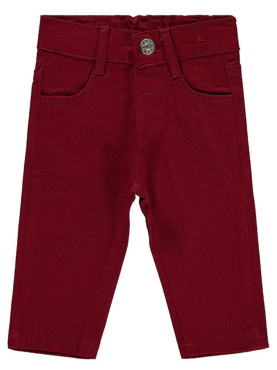 Bordeaux baby pants for boys (6-24 months)