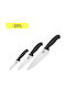 Samura Butcher Knife Set from Stainless Steel 3pcs