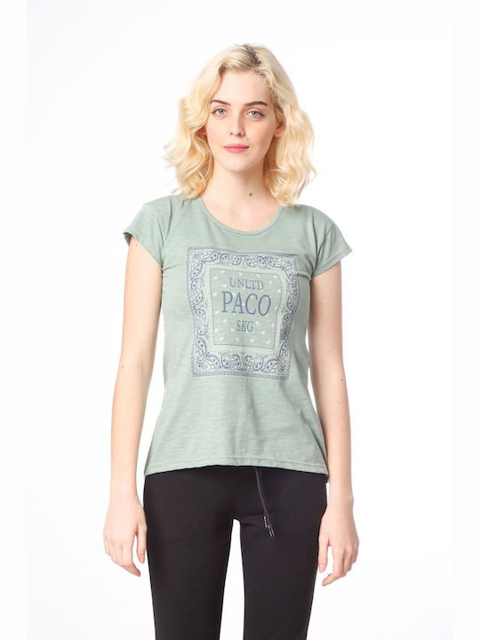 Paco & Co Damen T-Shirt Grün