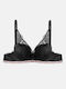 LACE BRA LACE BLACK PUSH-UP ESOTIQ