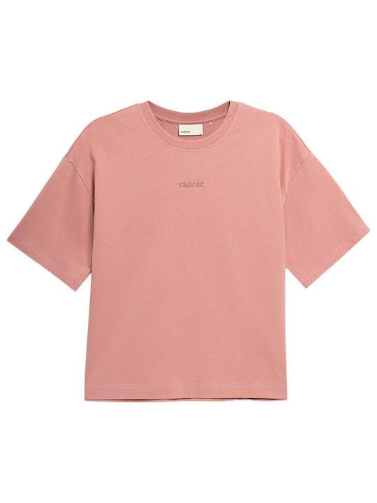 Outhorn Damen Oversized T-Shirt Rosa