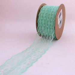 LACE RIBBON LACE 4,3CMX20M (SEAFOAM)