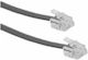 Lineme Flat Telephone Cable RJ11 6P4C 1.5m Gray (12-05028-3)