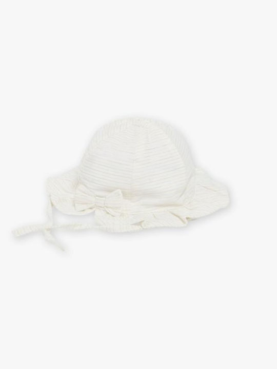 BABY HAT FOR GIRLS - ECRU