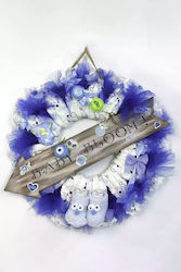 Gift wreath for baby boy