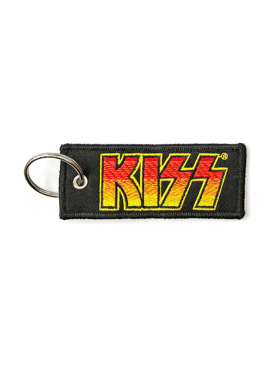 KISS KEYCHAIN CLASSIC LOGO DOUBLE SIDED PATCH