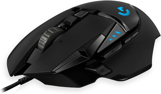 Logitech G502 Hero Gaming Ποντίκι 16000 DPI Μαύρο