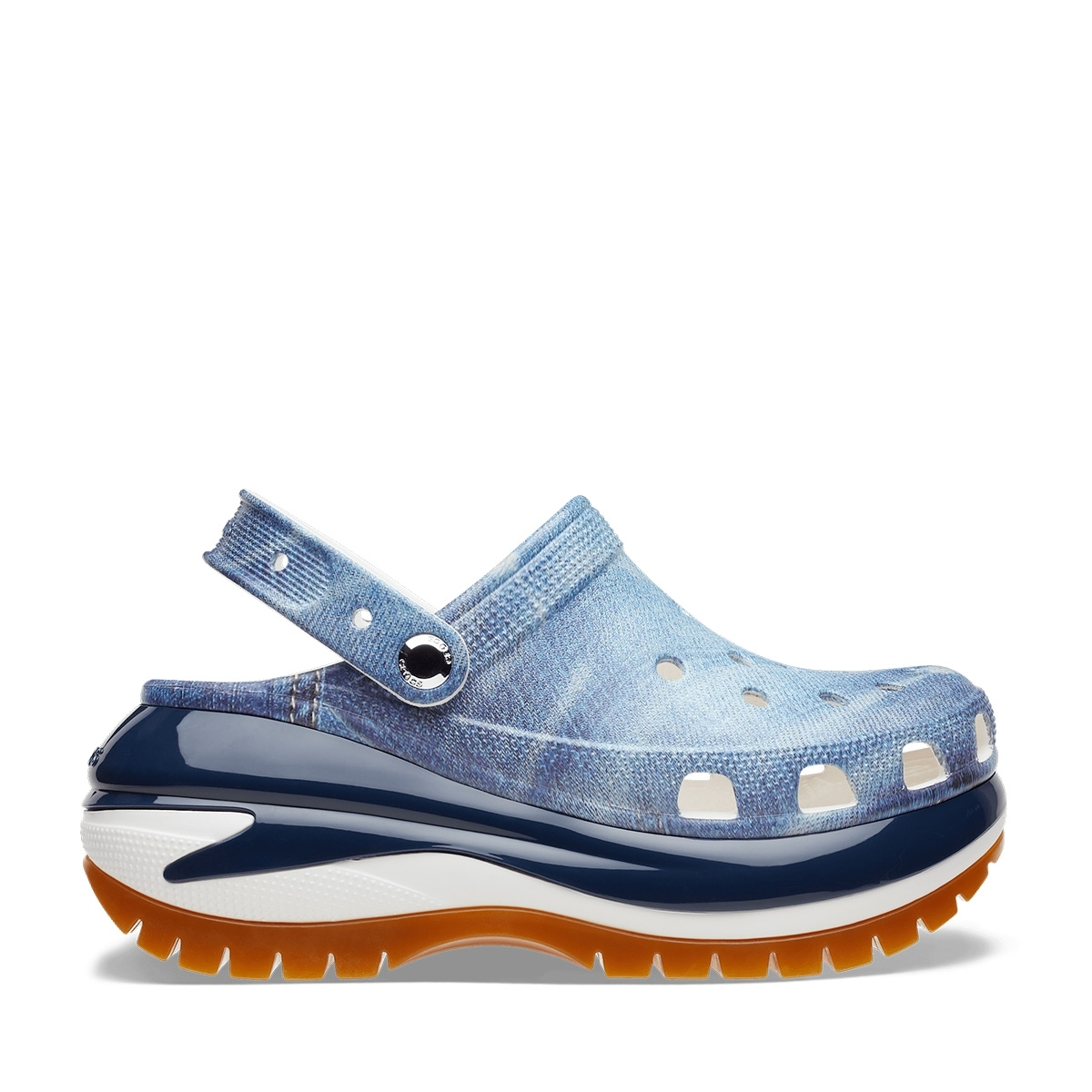 Crocs Classic Mega Crush Denim Clog Σαμπό Μπλε 20825994S Skroutz.gr