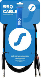 Sound Station Quality (SSQ) JSJM1 6,3 мм мъжки накрайник – 2x 6,3 мм мъжки накрайник 1 м