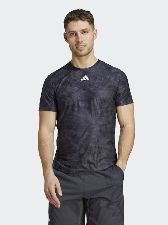 adidas Tricou Bărbat Negru Tennis Paris IB4606