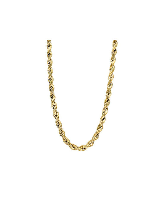 Men's neck chain LOTUS LS2233-1/2 made of gold plated stainless steel.